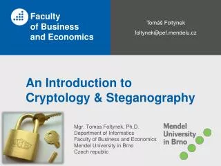 An Introduction to Cryptology &amp; Steganography