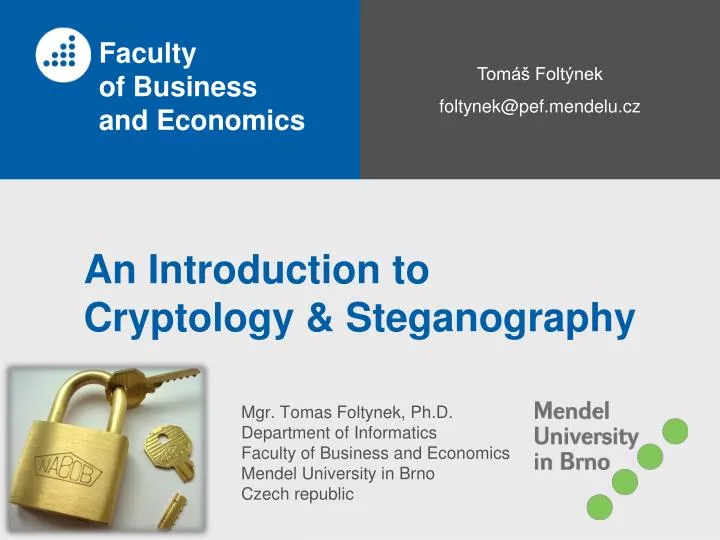 an introduction to cryptology steganography