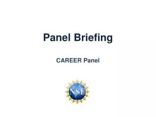 Panel Briefing