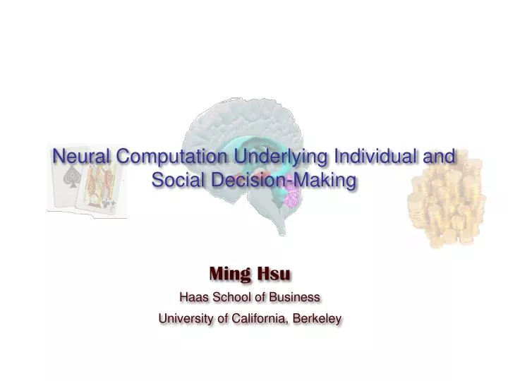 neural computation underlying individual and social decision making
