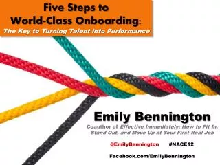 Five Steps to World-Class Onboarding: The Key to Turning Talent into Performance