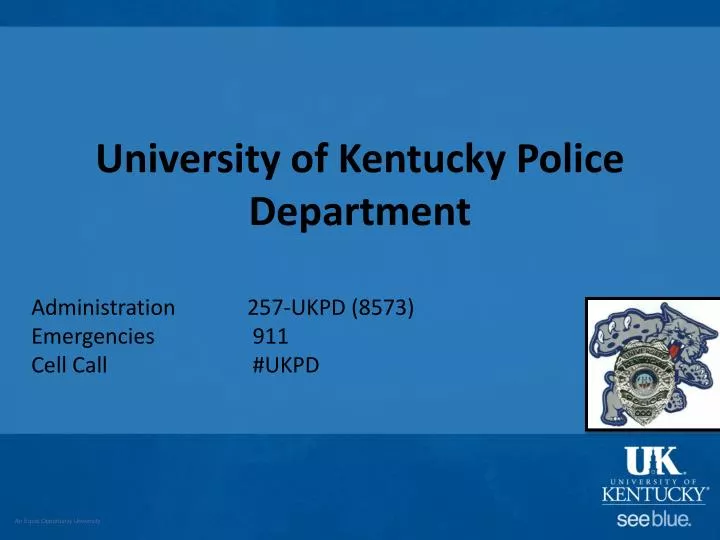 university of kentucky police department