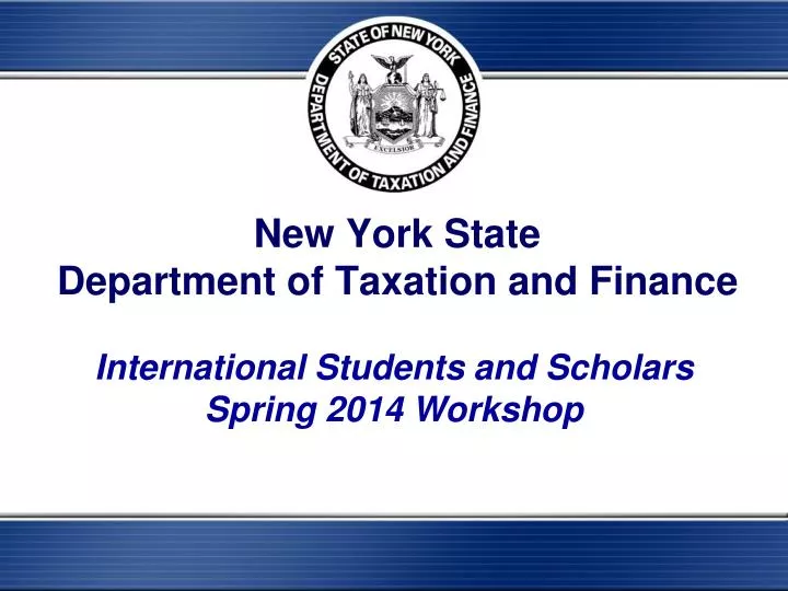 new york state department of taxation and finance