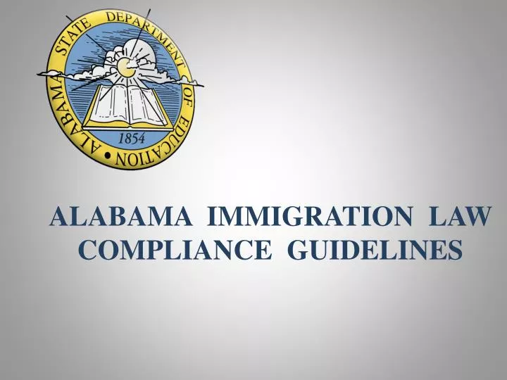 alabama immigration law compliance guidelines