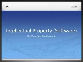 Intellectual Property (Software)