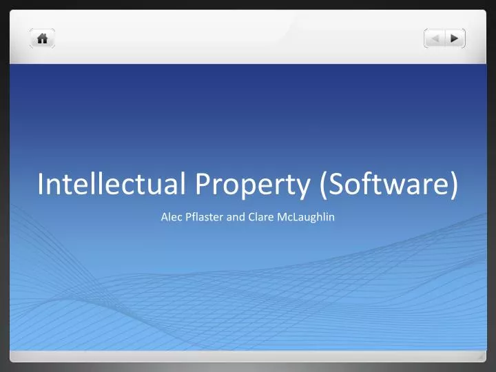 intellectual property software