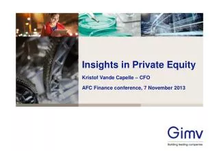 Insights in Private Equity