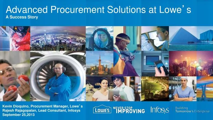 advanced procurement solutions at lowe s a success story