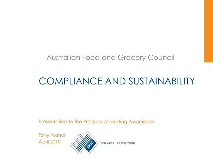 compliance and sustainability
