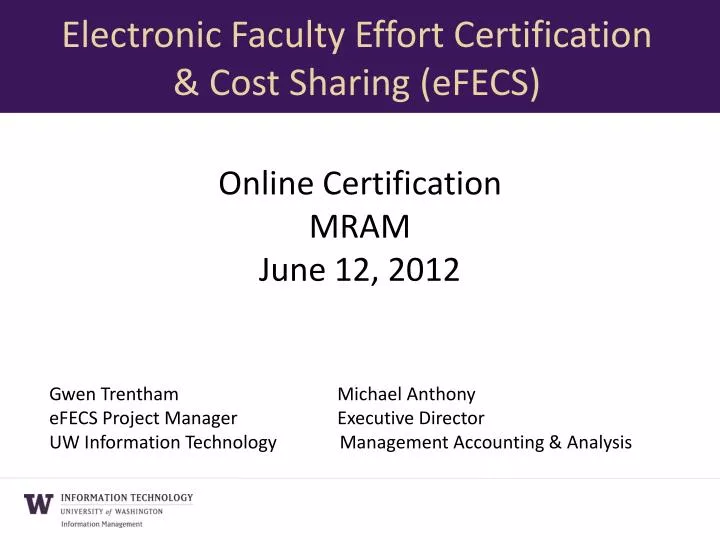 online certification mram june 12 2012
