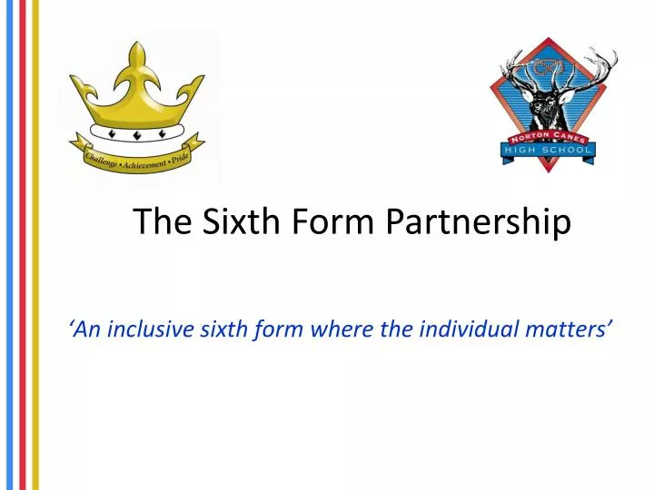 an inclusive sixth form where the individual matters