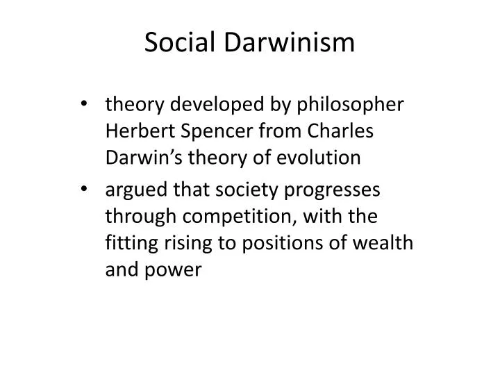 social darwinism