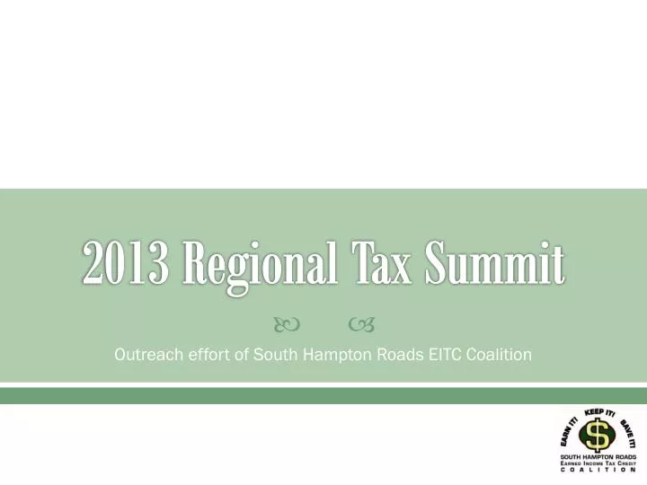2013 regional tax summit