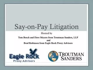 Say-on-Pay Litigation