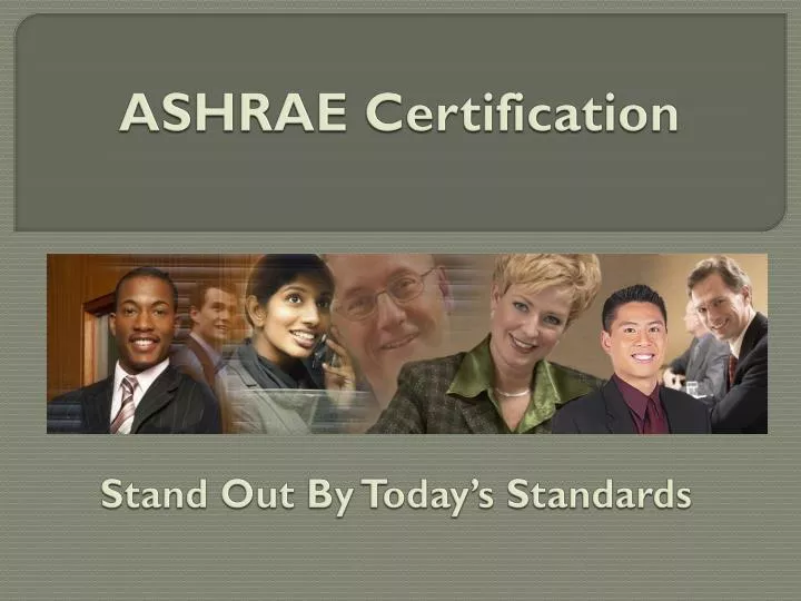 ashrae certification