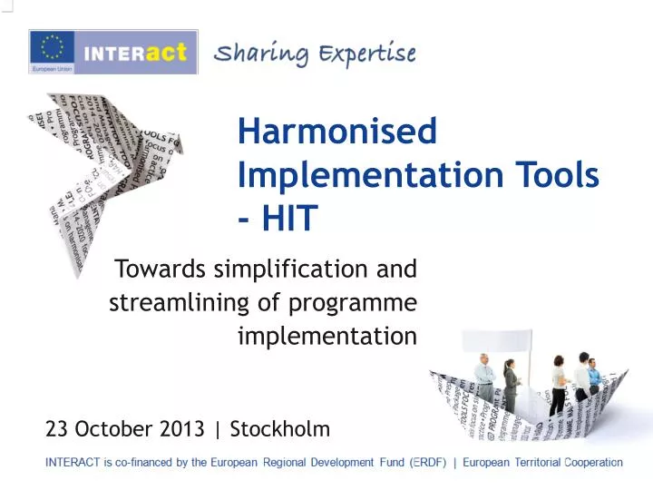 harmonised implementation tools hit