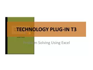 TECHNOLOGY PLUG-IN T3