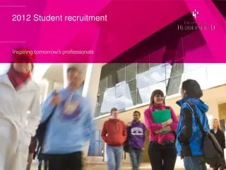2012 Student recruitment