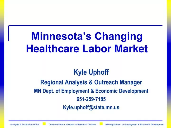 minnesota s changing healthcare labor market