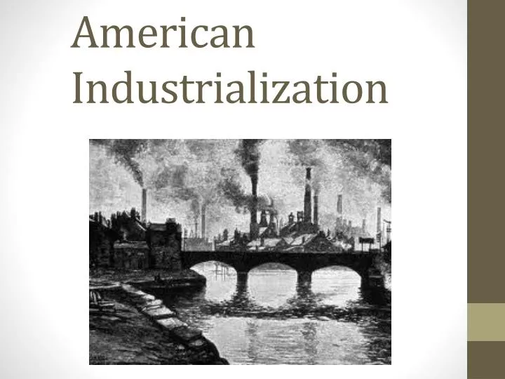 american industrialization