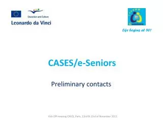 CASES/e-Seniors