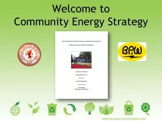 Welcome to Community Energy Strategy