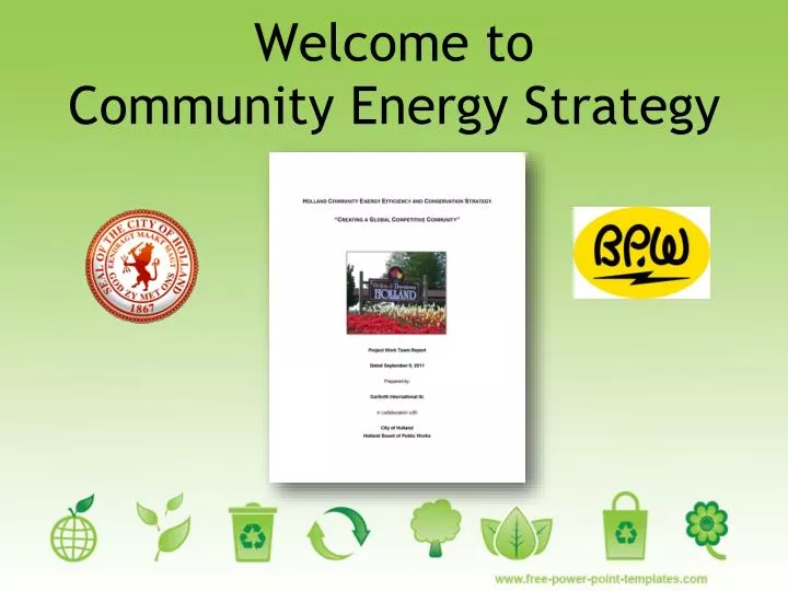 welcome to community energy strategy