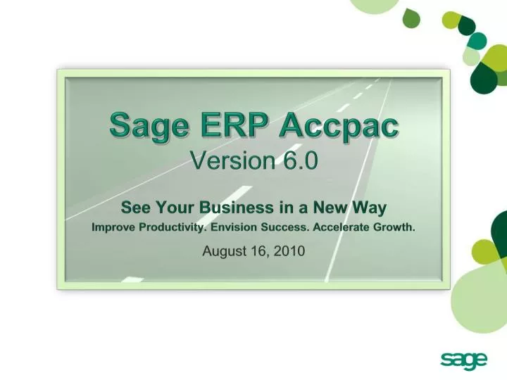 sage erp accpac version 6 0