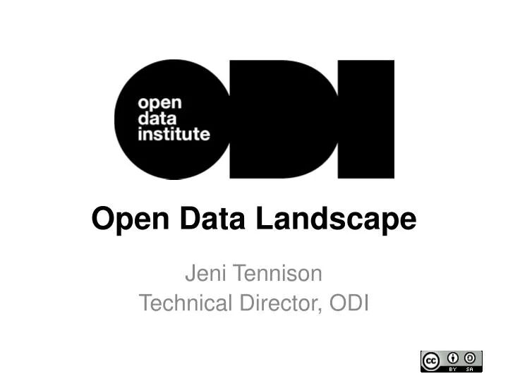 open data landscape