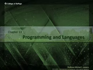 Programming and Languages