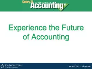 Experience the Future of Accounting