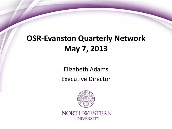 osr evanston quarterly network may 7 2013