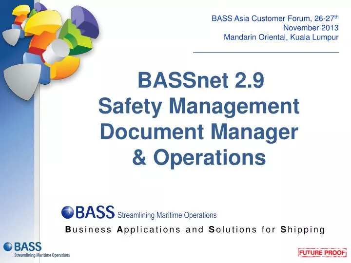 bassnet 2 9 safety management document manager operations