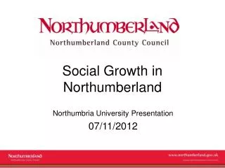 Social Growth in Northumberland