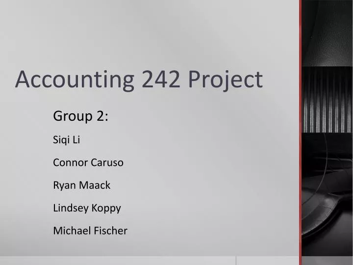 accounting 242 project