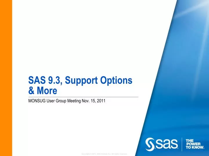 sas 9 3 support options more