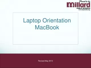 Laptop Orientation MacBook