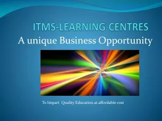 ITMS-LEARNING CENTRES