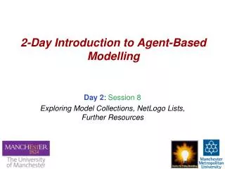 2-Day Introduction to Agent-Based Modelling
