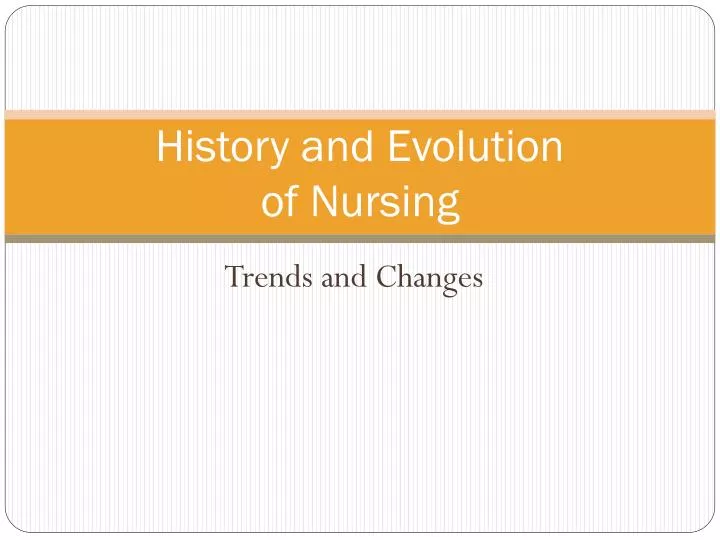 history and evolution of nursing