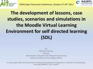 The development of lessons, case studies, scenarios and simulations in the Moodle Virtual Learning Environment for se