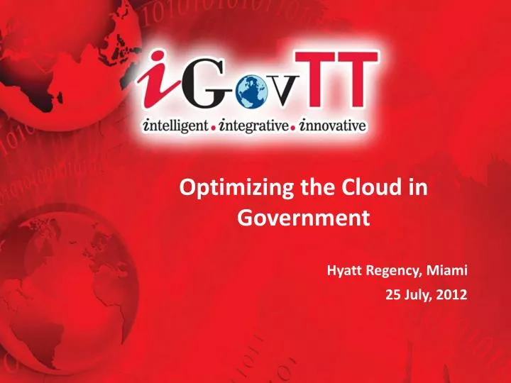 optimizing the cloud in government