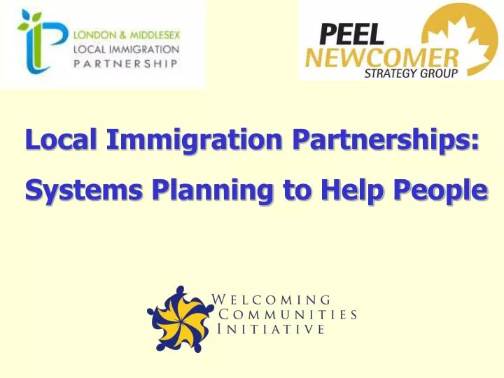local immigration partnerships systems planning to help people