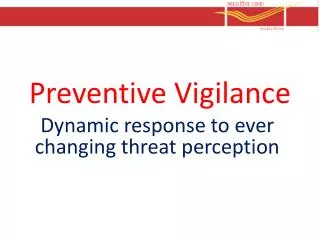 Preventive Vigilance