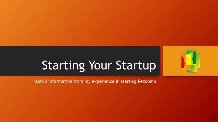 starting your startup