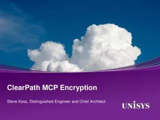 ClearPath MCP Encryption