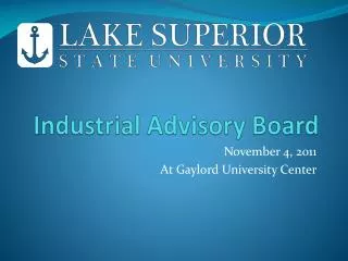 Industrial Advisory Board