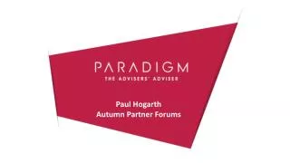 Paul Hogarth Autumn Partner Forums