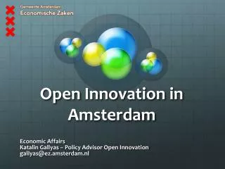Open Innovation in Amsterdam