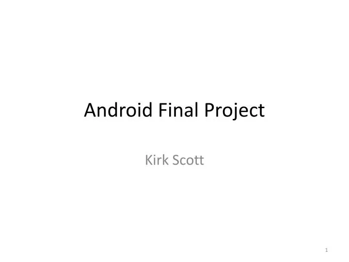 android final project